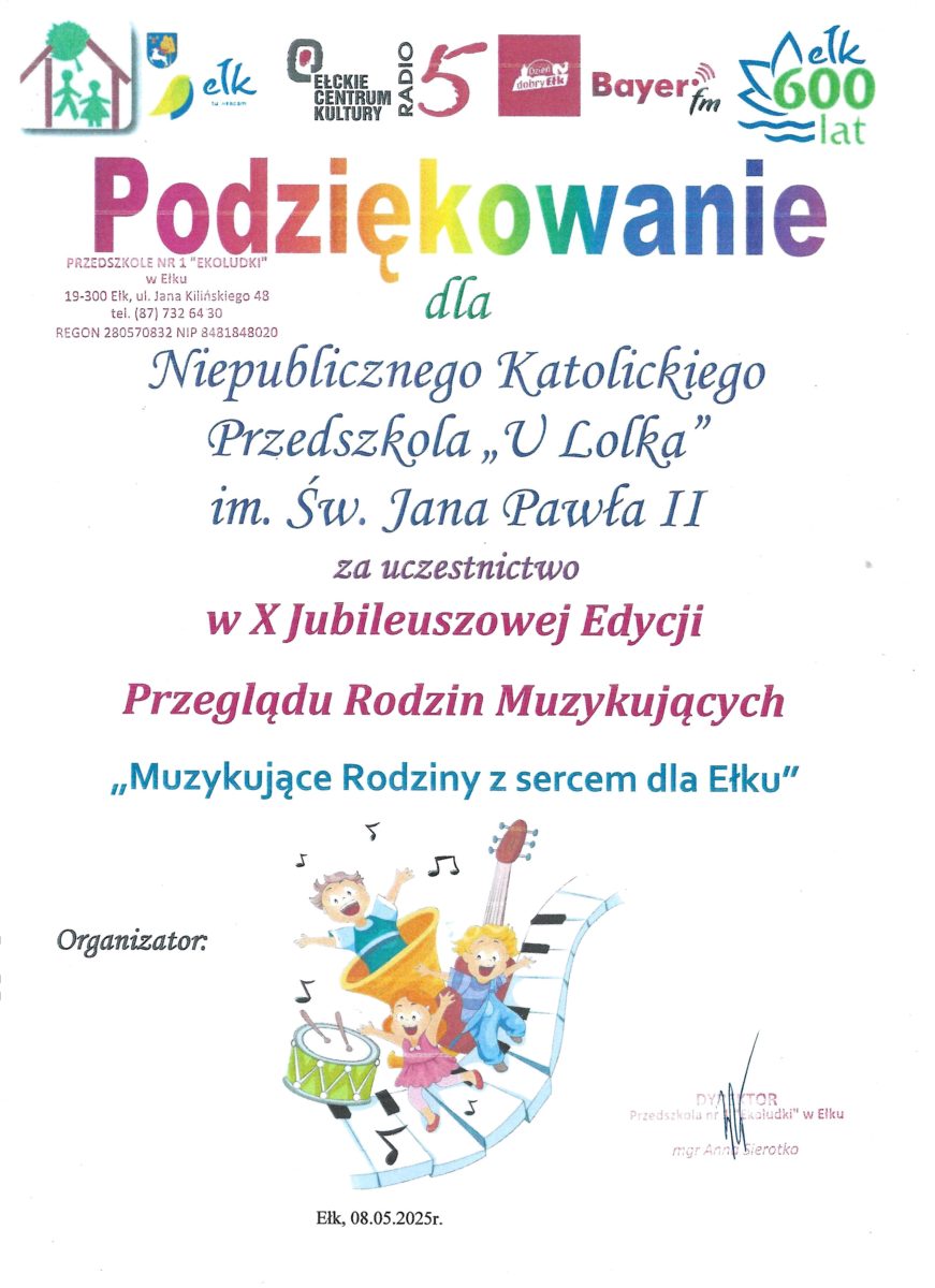 Muzykujące Rodziny z sercem dla Ełku