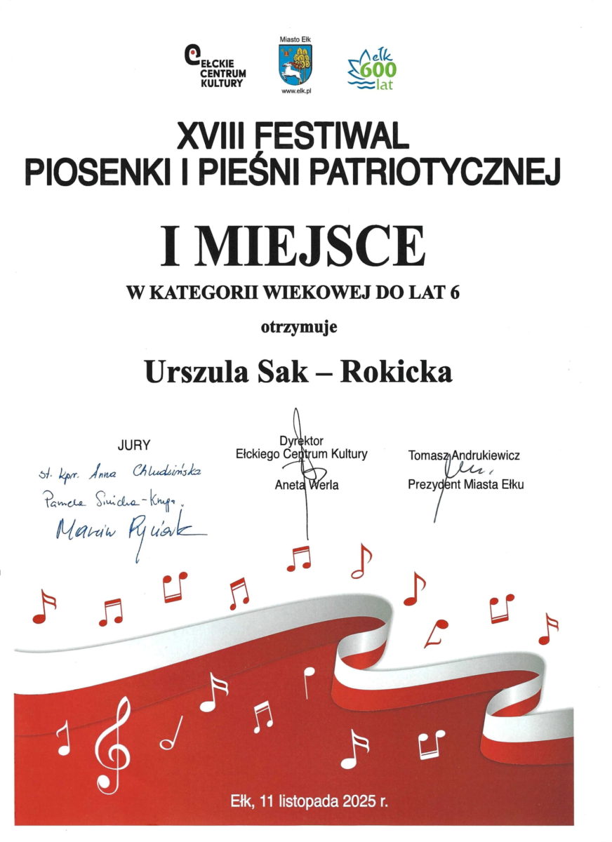 XVIII FESTIWAL PIOSENKI I PIEŚNI PATRIOTYCZNEJ